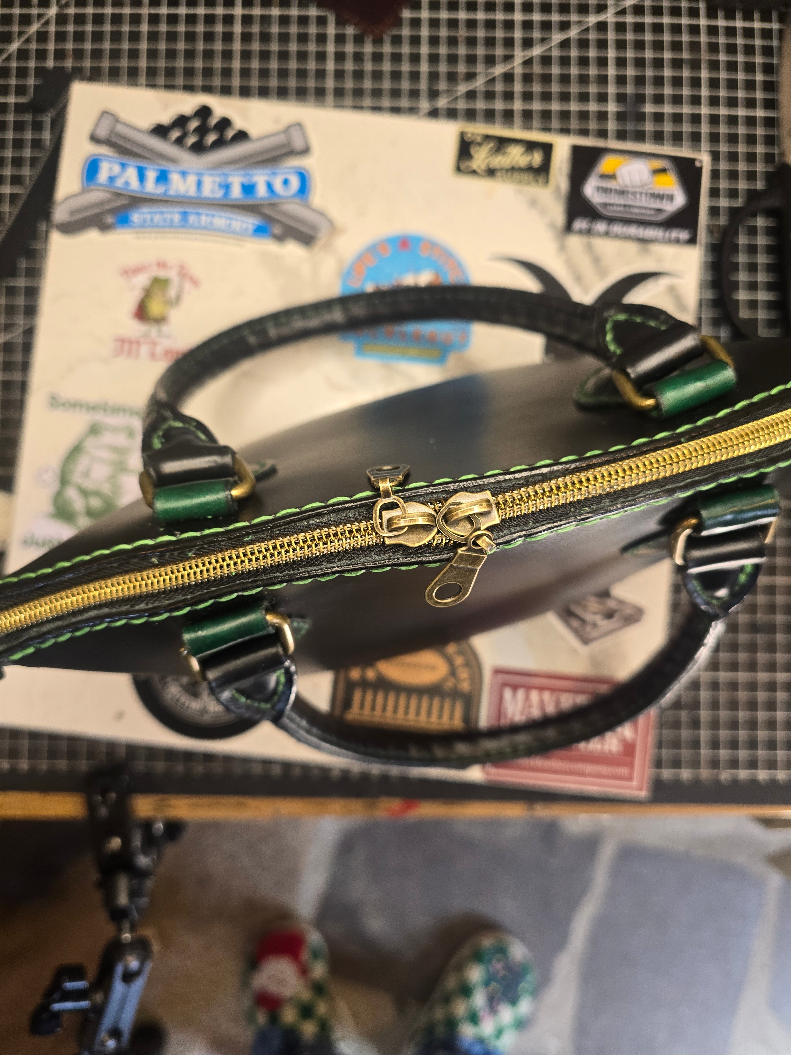 Handmade Black Mini Tote