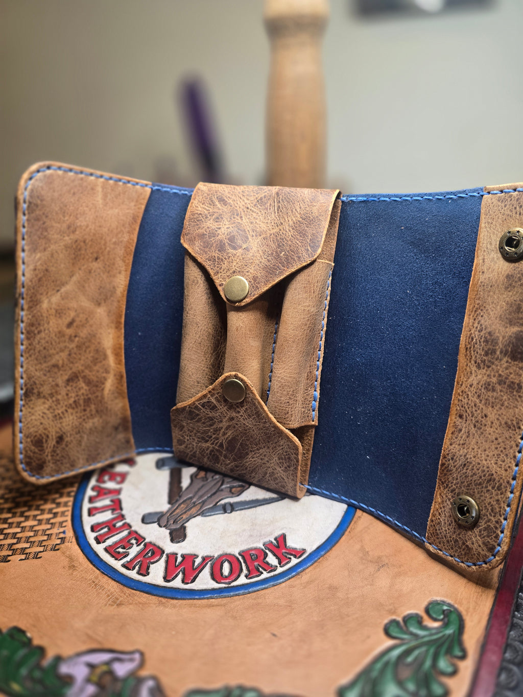 Buffalo cigar case