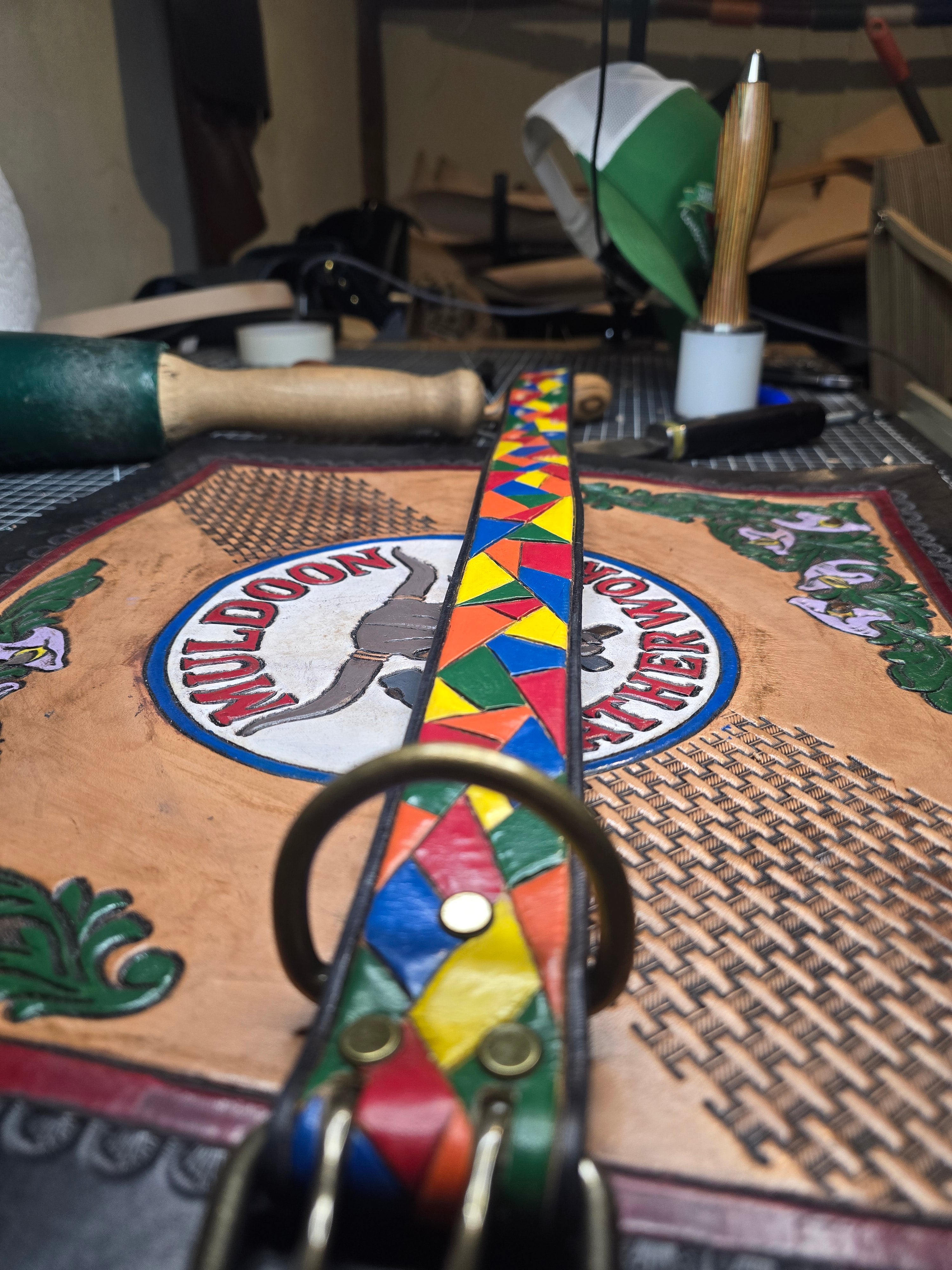 Mosaic dog collar