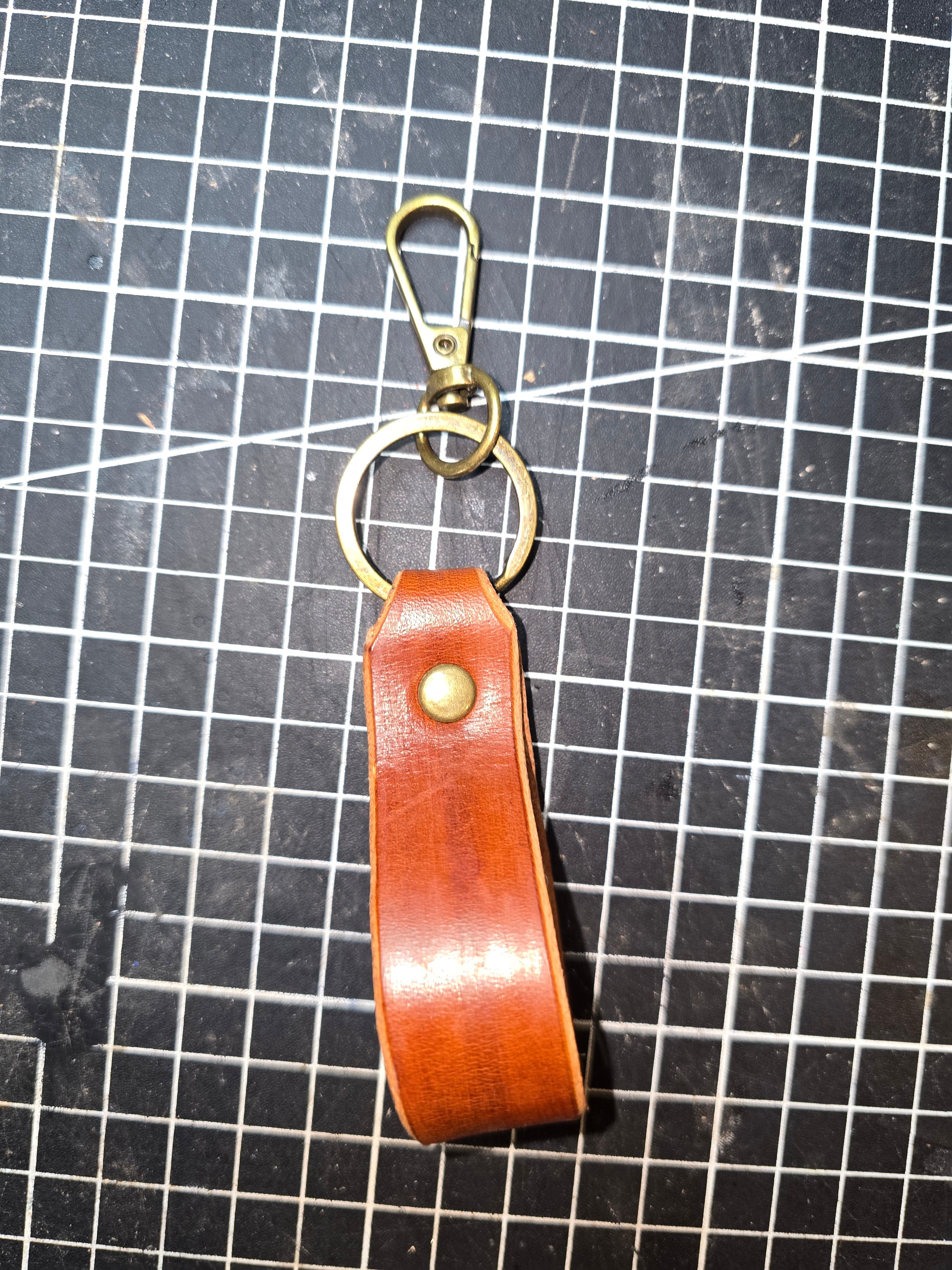 Leather keychains