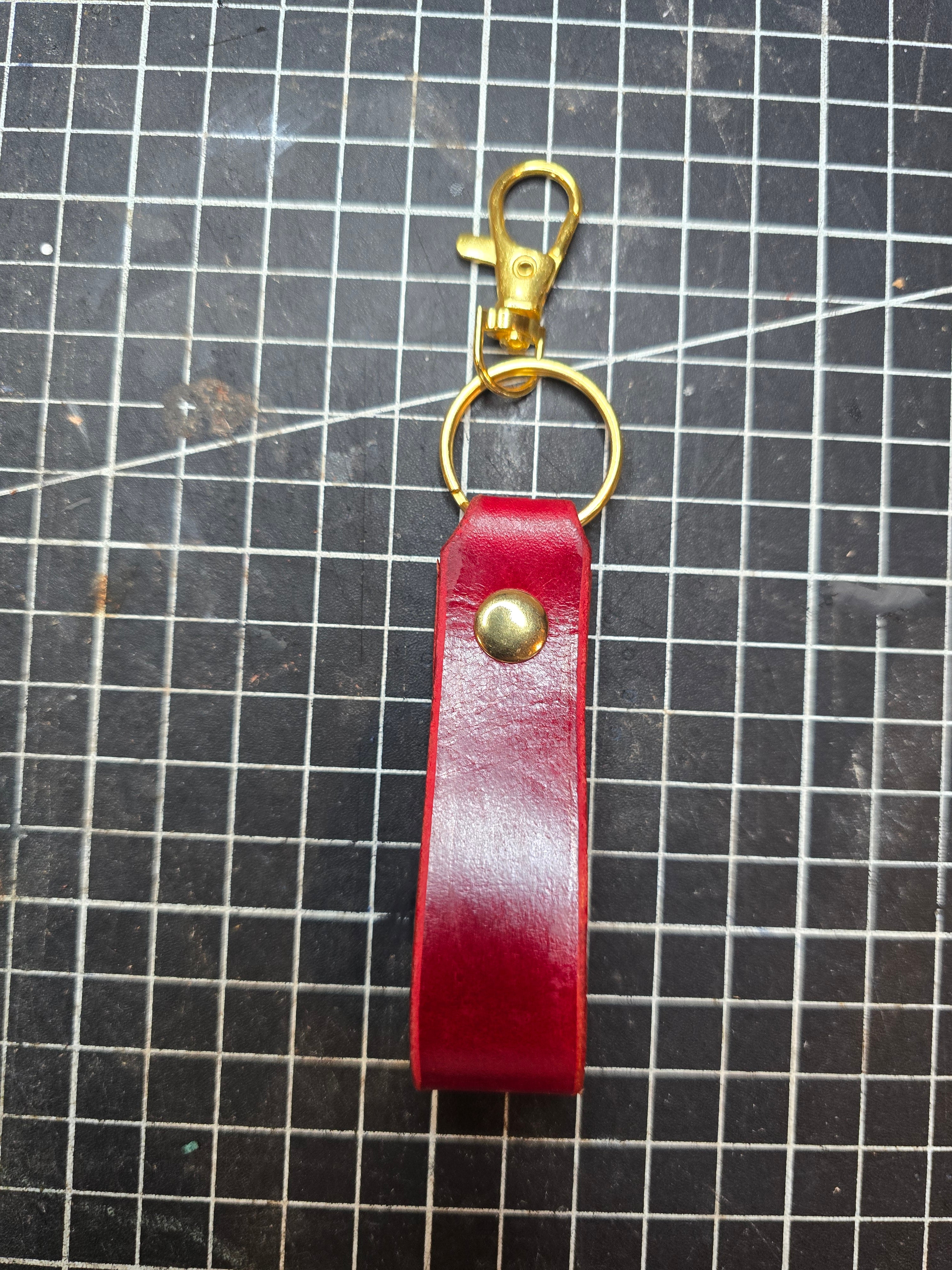 Leather keychains